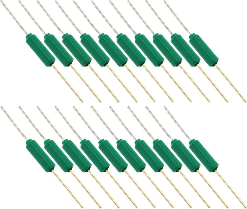 Eoutstanding 20pcs Metal Ball Tilt Switch Sensor 20V Vibration Sensor SW-200D Green Color for Electric Vehicle Alarm - Image 1